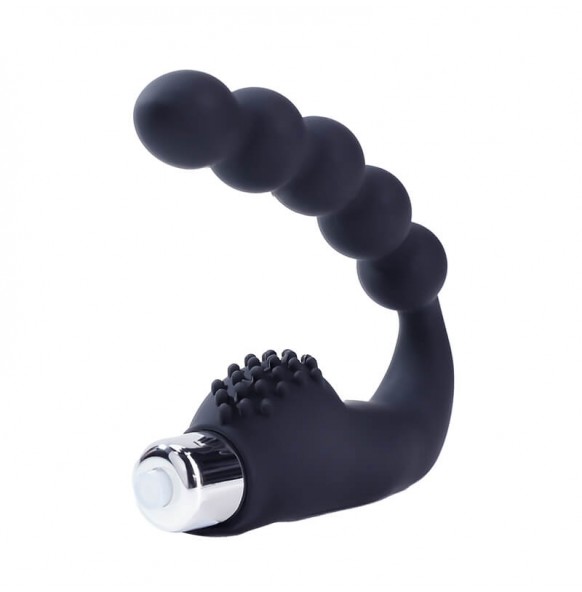 MizzZee - Pull Beaded Prostate Massager (Battery - Black) MizzZee - Pull Beaded Prostate Massager (Battery - Black)